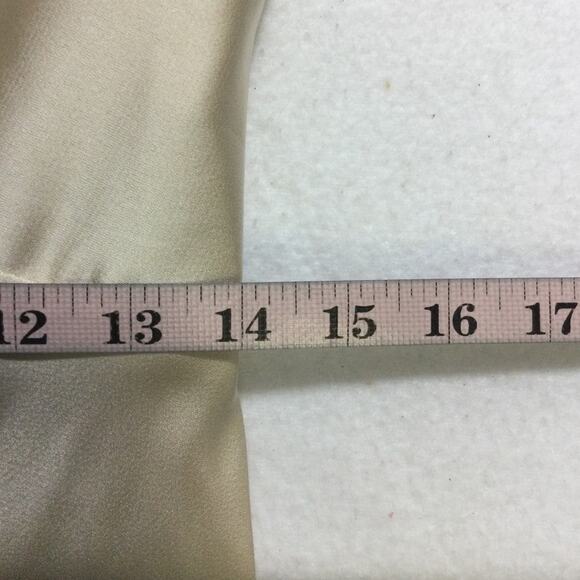 FORMAL PARTY AW SZ 4 S champagne cream long sleeve Phyllida maxi dress NEW B89 - Picture 7 of 8